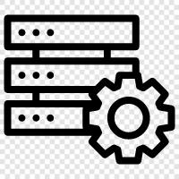 sunucu yapılandırması, sunucu kurulumu, sunucu ayarları, sunucu ayarı ikon svg