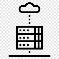 ServerDatenbank, Server, Datenbank, Netzwerk symbol