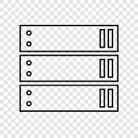 Server, Data, Storage, Network icon svg