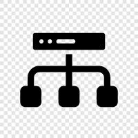 Server, Computer, Daten, System symbol