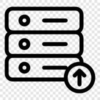 ServerUploads, Hochladen eines Servers, Hochladen von Servern, Hochladen von Dateien in einen ServerUpload symbol