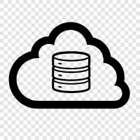 Server, Cloud, Serverraum, CloudServerraum symbol