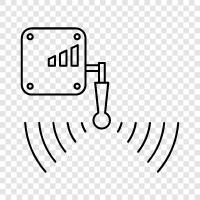 Service, Kommunikation, Daten, Information symbol