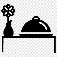 Service, Restaurant, Room Service icon svg