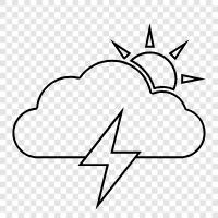 Severe Storm, Tornado, Flash Flood, Hail icon svg