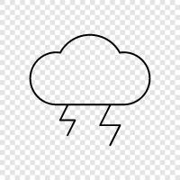 severe thunderstorm, severe weather, tornado, severe weather advisory icon svg