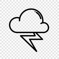 severe thunderstorm, severe thunderstorm watch, tornado watch, thunder storm icon svg