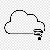 severe weather, weather conditions, severe weather warnings, tornado watches icon svg