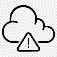 severe weather, tornado, thunderstorm, flash flood icon svg