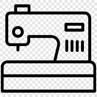 sewing machines, machines, Singer, Janome icon svg