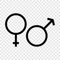 sex, gender, male, female icon svg