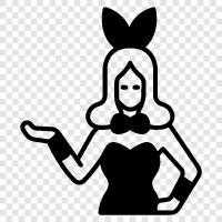 Sexy Bunny Girl, Bunny Babe, Sexy Bunny Babe, Bunny Girls icon svg