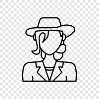 sexy woman with hat, women in hats, pretty women in hats, attractive icon svg