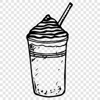 shake, frappe, milkshake maker, frappe maker icon svg