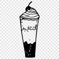 shake, milk, frappe, coffe icon svg