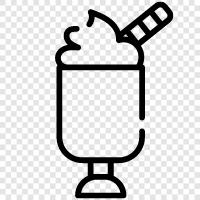 shake, milkshake recipe, milkshake ingredients, milkshake icon svg