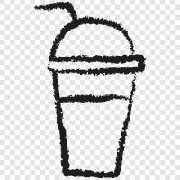 shake, vanilla, strawberry, ice cream icon svg