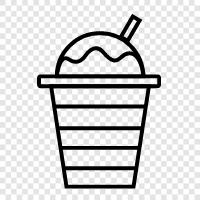 shake, cafe, frappe, milkshake parlor icon svg