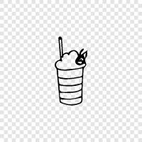 shake, milkshake recipe, frappe, coffee icon svg