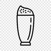 shake, milkshake ingredients, milkshake recipes, milkshake icon svg