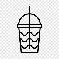 shake, milkshake bar, frappe, milkshake stand icon svg