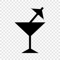 shaken, vodka, dry, vermouth icon svg