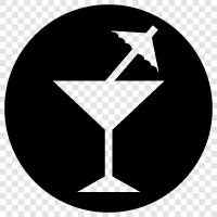 shaken, vodka, dry, vermouth icon svg