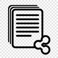 Share document, Share document online, Upload document, Upload document online icon svg