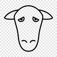 Sheep Head Tattoos, Sheep Head Piercing, Sheep Head Designs, Sheep Head icon svg