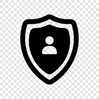 shield, user, protection, defense icon svg