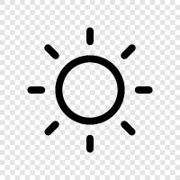 shining, light, day, sky icon svg