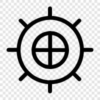 ship wheel, wheel handle, wheel, handle icon svg