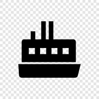 shipbuilding, shipping, cargo, container icon svg