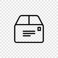 shipment, package, mail, send Значок svg