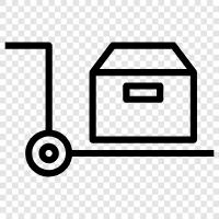 shipping, freight, truck, trailers icon svg