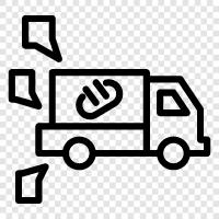 shipping, freight, truck, transportation icon svg