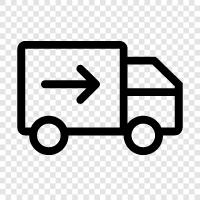 shipping, on delivery icon svg