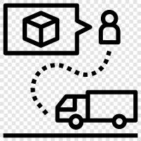 shipping, courier, courier services, delivery service icon svg