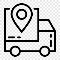 shipping track, parcel tracking, parcel delivery, shipping forecast icon svg