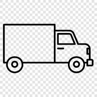 shipping, truck, transportation, cargo icon svg