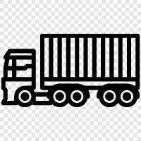 shipping, freight, truck, shipping container icon svg