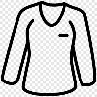 shirt, clothing, attire, Tshirt icon svg