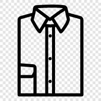 shirt, dress, shirt dress, tuxedo shirt icon svg