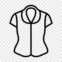 shirt, women, clothing, style icon svg