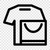 shirt, tee, tank top, print icon svg