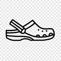 shoes, sandals, flats, walking icon svg