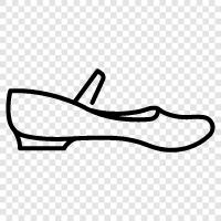 shoes, sandals, sneakers, boots icon svg