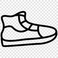 shoes, sandals, boots, loafers icon svg