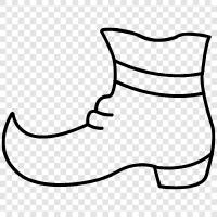 Shoes, Boot, Sandal, Shoe icon svg