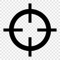 shooting, gun, rifle, accuracy icon svg